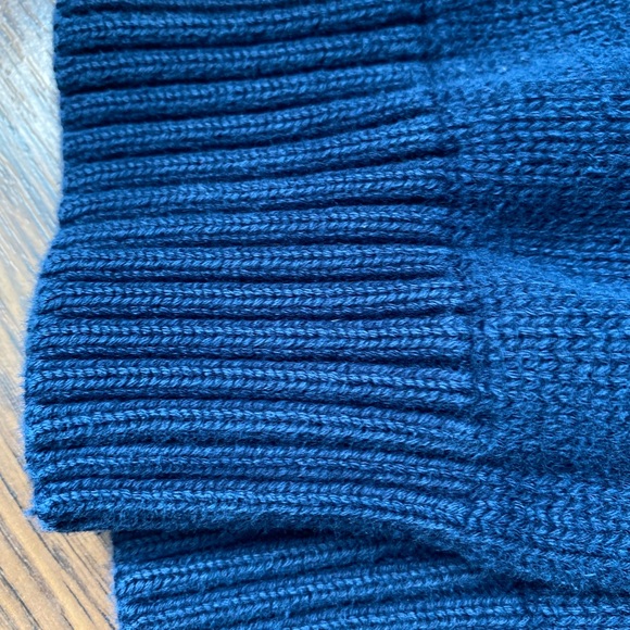 St Jon’s bay knitted blue navy sweater, quality mens wear vintage great sweater! - Picture 3 of 4